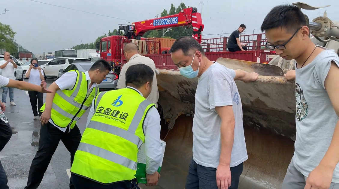 全力以赴，河南寶盈建設(shè)集團(tuán)有限公司防汛搶險阻擊戰(zhàn)